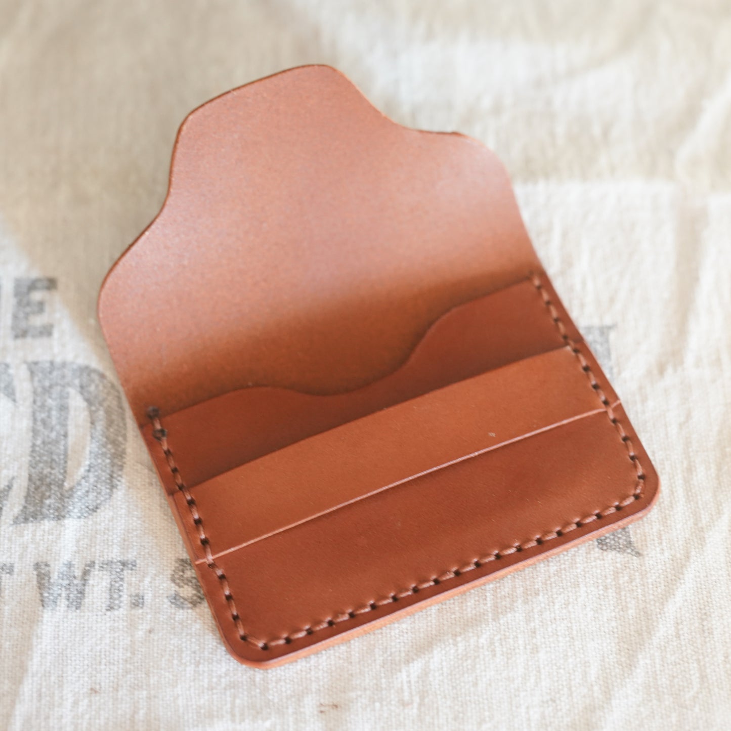 CHESTNUT FLAP WALLET