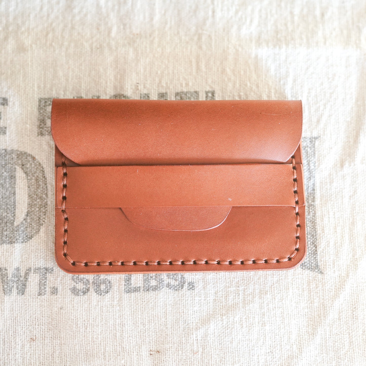 CHESTNUT FLAP WALLET