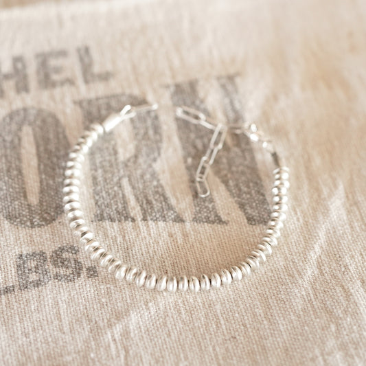SILVER PEARL BRACELETS
