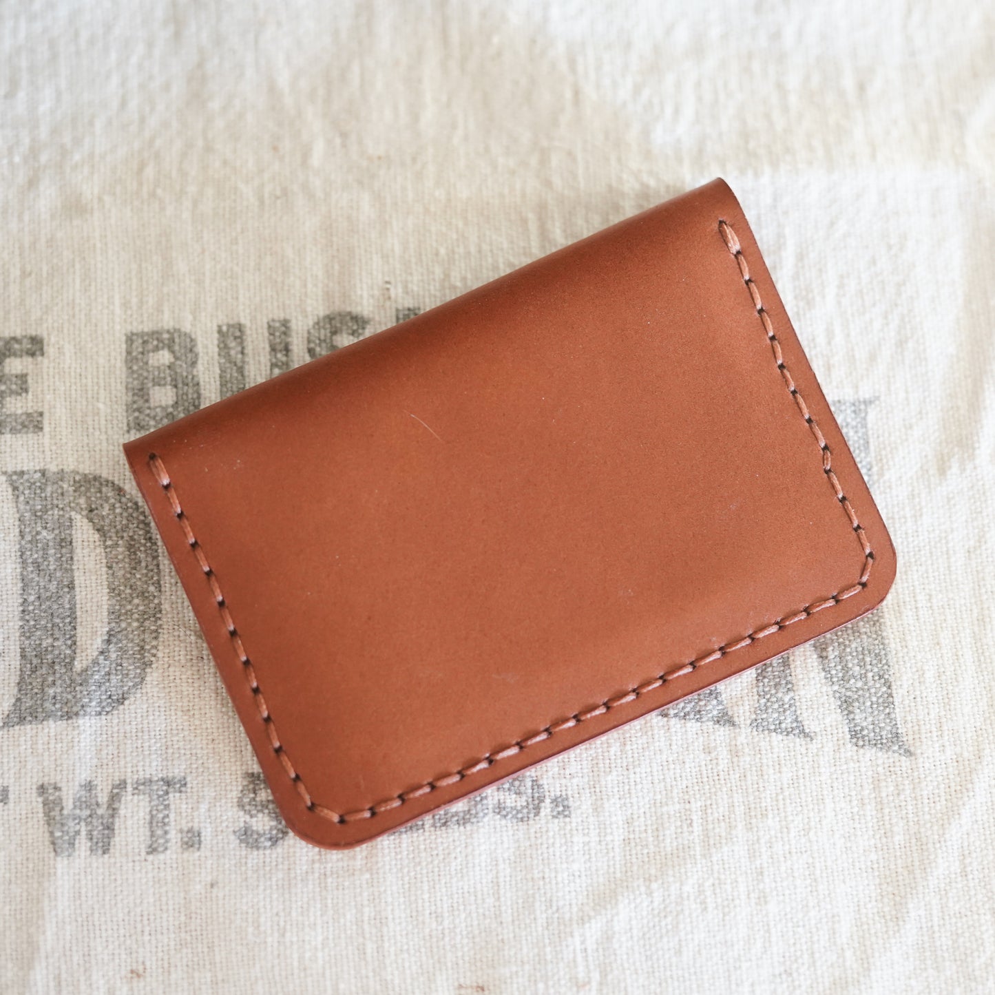 CHESTNUT FLAP WALLET