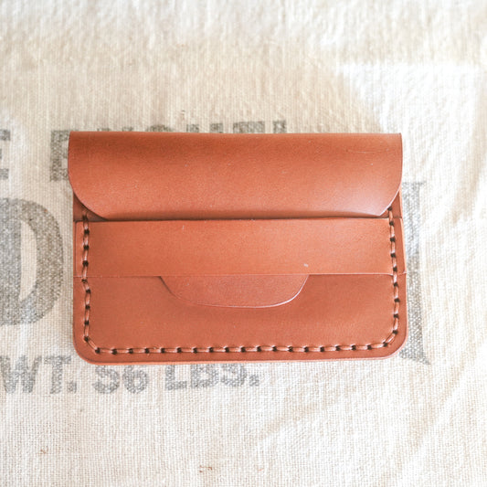 CHESTNUT FLAP WALLET